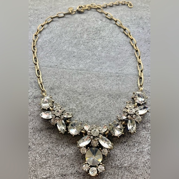 J. Crew Factory Clear Crystal Necklace - Picture 3 of 6